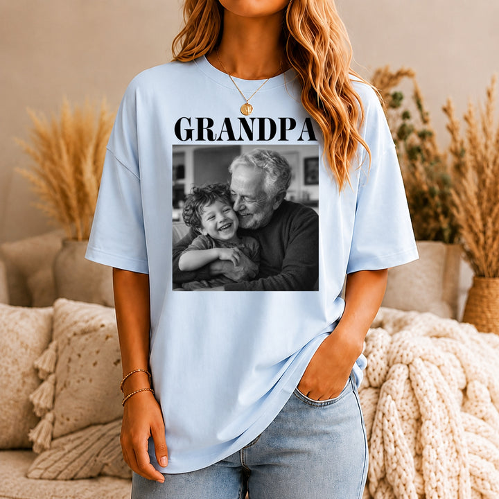 Custom Grandpa Comfort Colors Shirt with Grandkids Names, Custom Grandparent Shirt from Grandkids, Grandpa Shirt , Grandpa Gift, Dad Shirt