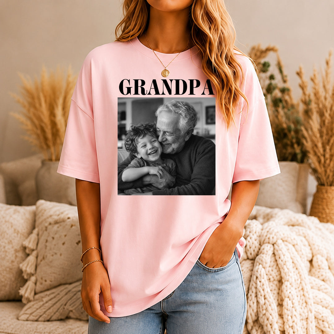 Custom Grandpa Comfort Colors Shirt with Grandkids Names, Custom Grandparent Shirt from Grandkids, Grandpa Shirt , Grandpa Gift, Dad Shirt