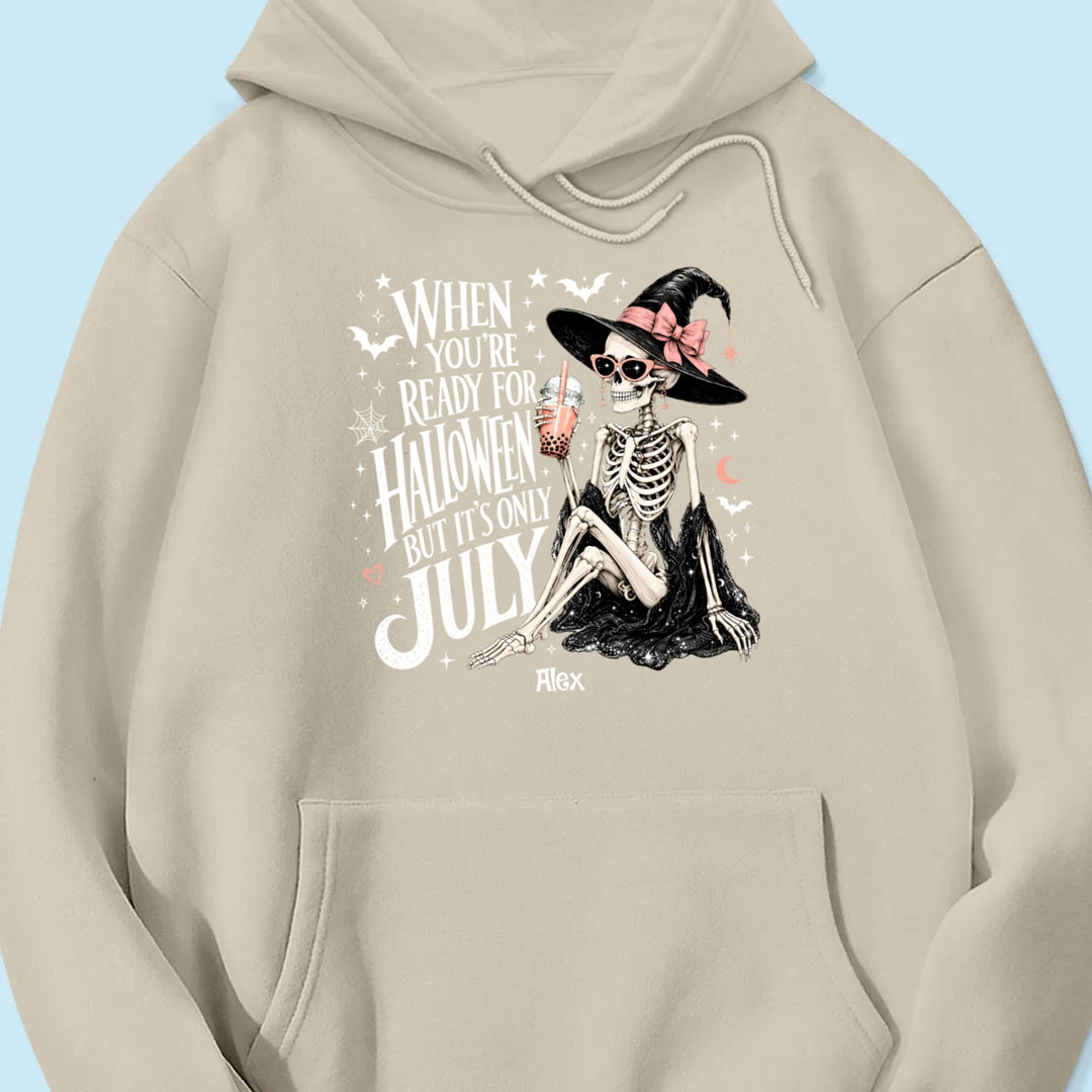 Halloween In July Skeleton Witch - Personalized Shirt - Halloween Gift