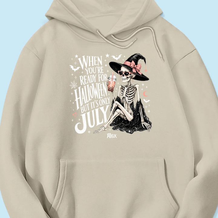 Halloween In July Skeleton Witch - Personalized Shirt - Halloween Gift