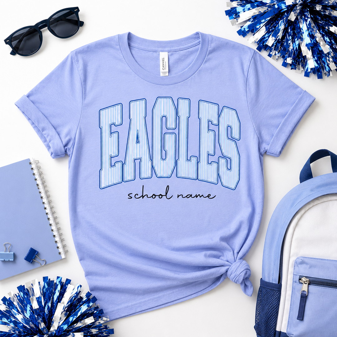 Custom Mascot Shirt, School Spirit Tee, Personalized Comfort Colors® Teacher Shirt, Custom Back To School Team Name T-Shirt, Game Day Shirt