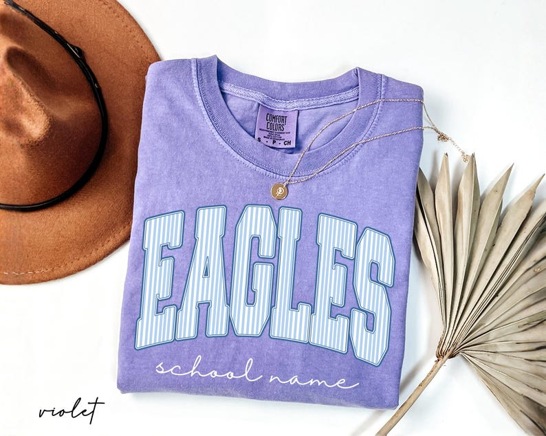 Custom Mascot Shirt, School Spirit Tee, Personalized Comfort Colors® Teacher Shirt, Custom Back To School Team Name T-Shirt, Game Day Shirt