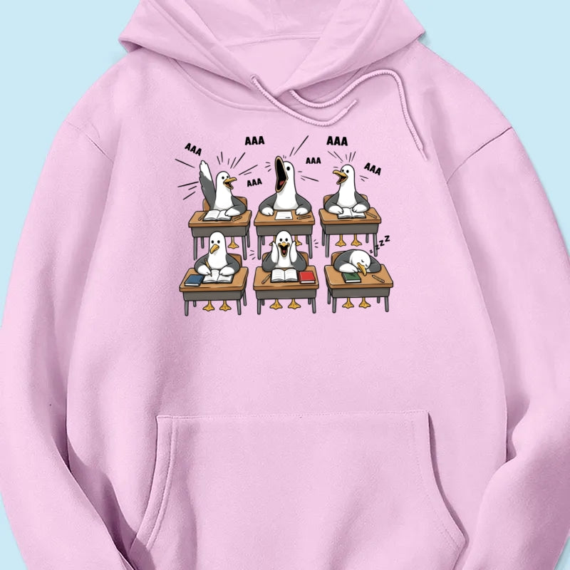 Funny Seagull Teacher - Personalized Shirt - Back To School Gift