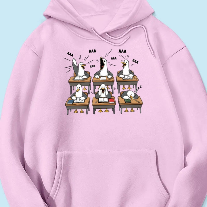 Funny Seagull Teacher - Personalized Shirt - Back To School Gift