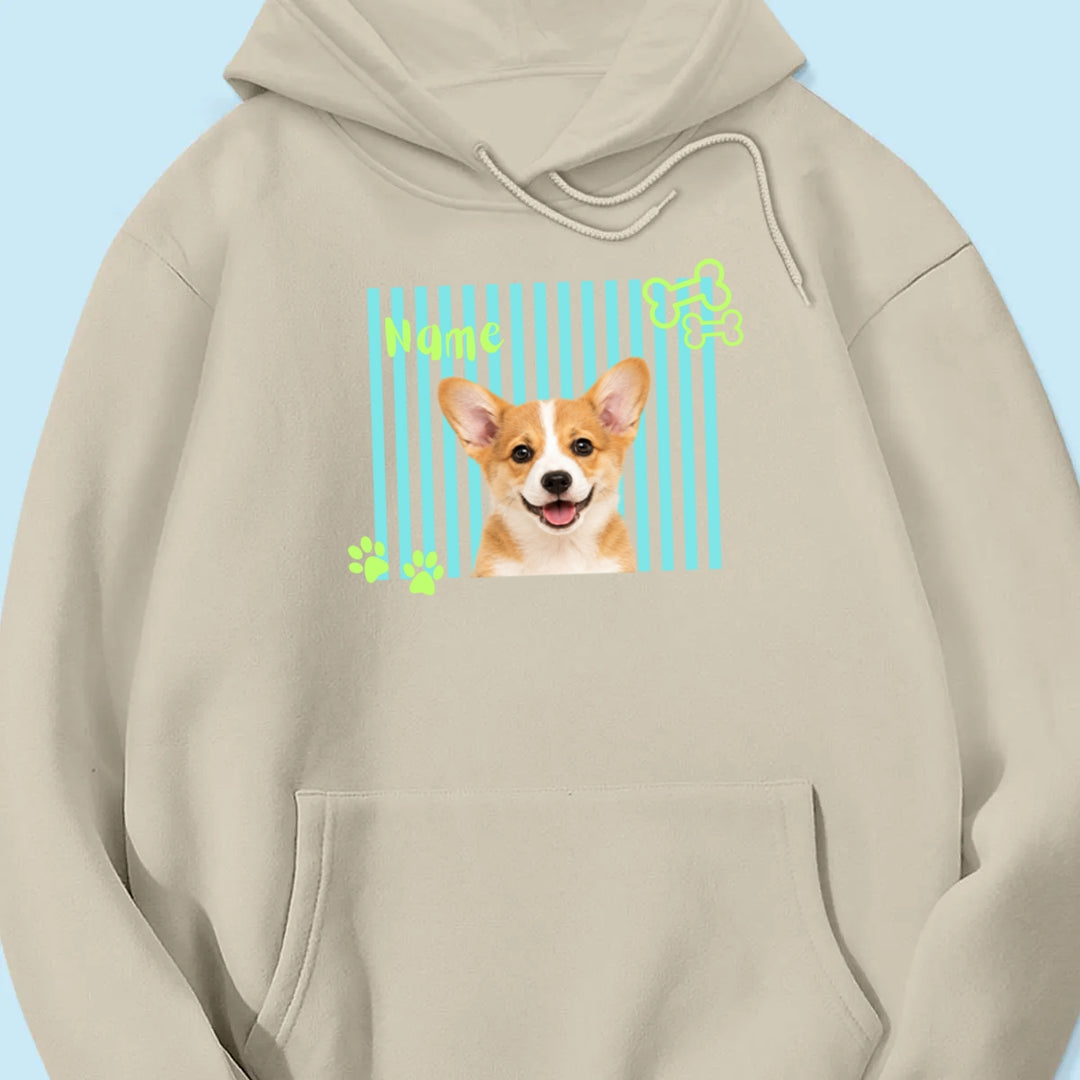 Personalized Neon Pet Portrait Shirt, Custom Dog & Cat Name T-Shirt, Colorful Retro Pet Graphic Tee, Personalized Pet Lover Gift, Custom Photo Shirt