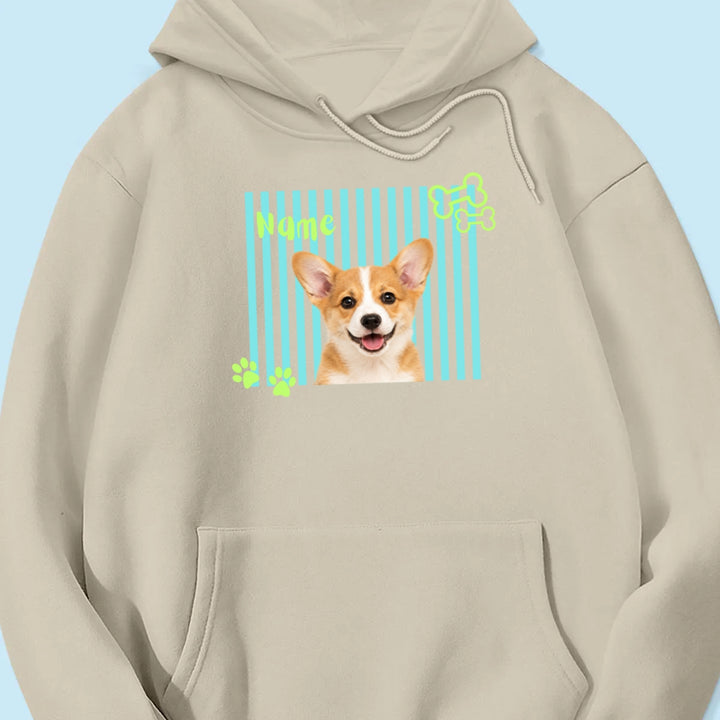 Personalized Neon Pet Portrait Shirt, Custom Dog & Cat Name T-Shirt, Colorful Retro Pet Graphic Tee, Personalized Pet Lover Gift, Custom Photo Shirt