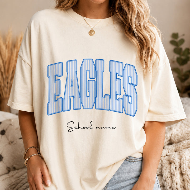 Custom Mascot Shirt, School Spirit Tee, Personalized Comfort Colors® Teacher Shirt, Custom Back To School Team Name T-Shirt, Game Day Shirt