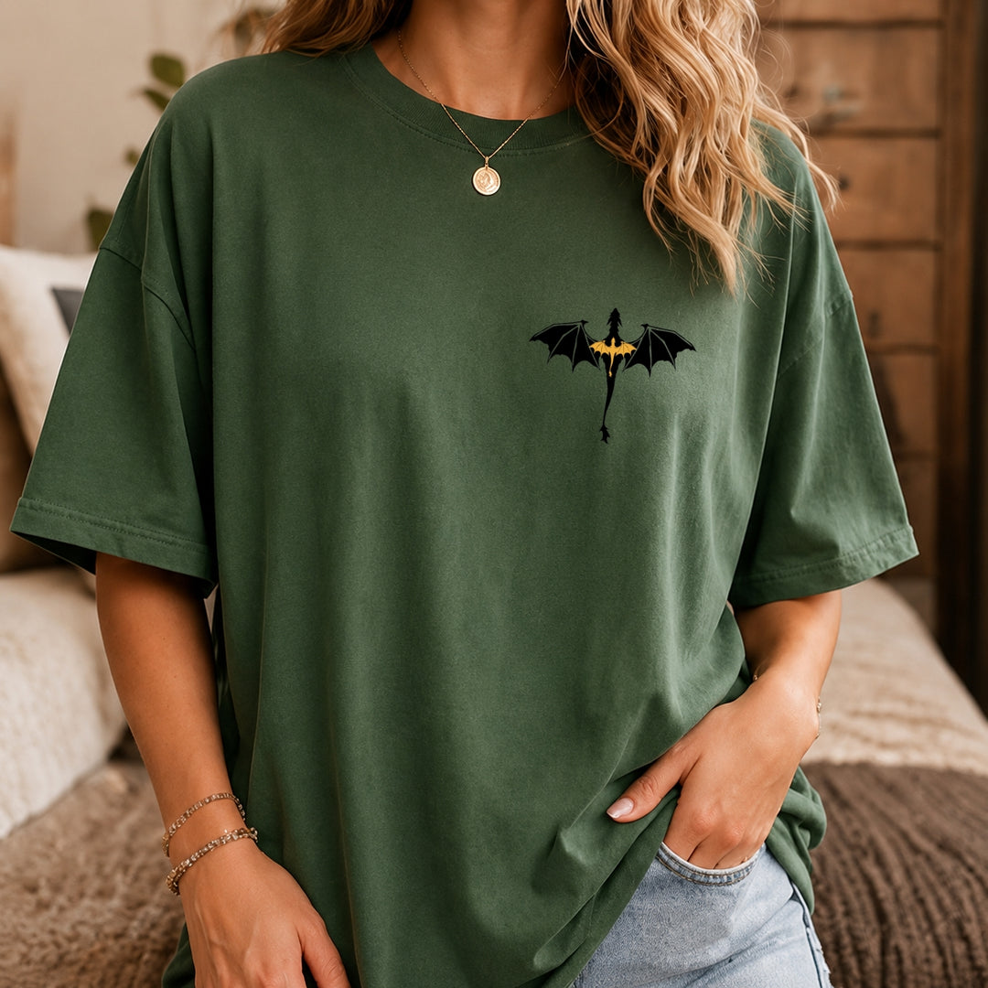 Fantasy Book Dragon Comfort Colors Shirt, The Empyrean Book Shirt, Fantasy Dragon Book Lover Shirt, Book Club Book Lover Gift, Book Shirt