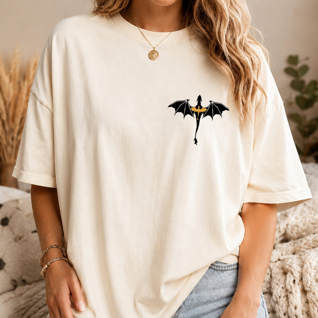 Fantasy Book Dragon Comfort Colors Shirt, The Empyrean Book Shirt, Fantasy Dragon Book Lover Shirt, Book Club Book Lover Gift, Book Shirt