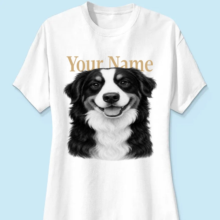 Custom Pet Photo And Name - Personalized Shirt - Vintage Shirt for Pet Lovers