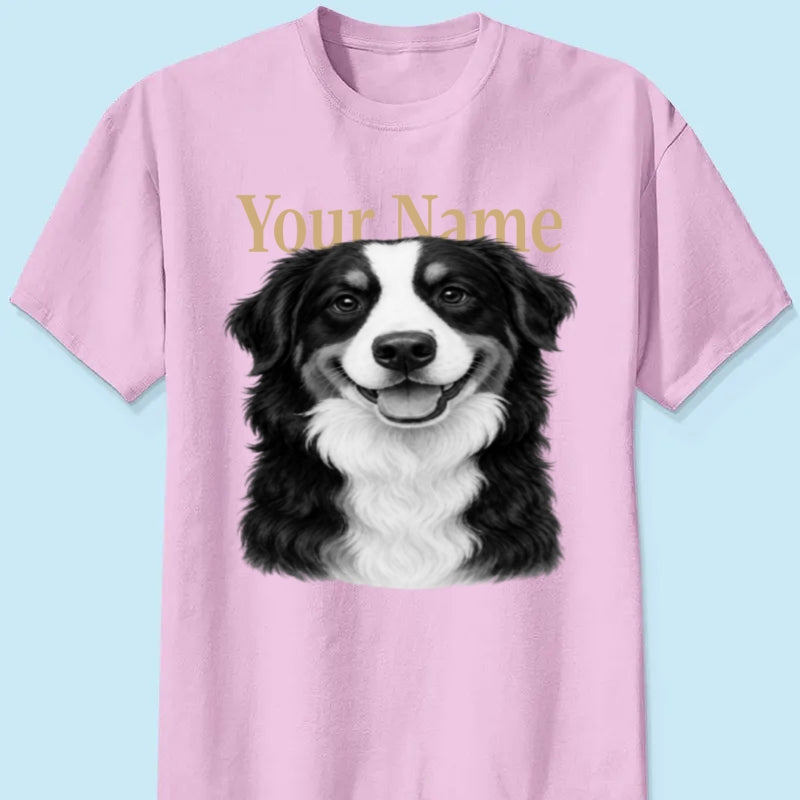 Custom Pet Photo And Name - Personalized Shirt - Vintage Shirt for Pet Lovers