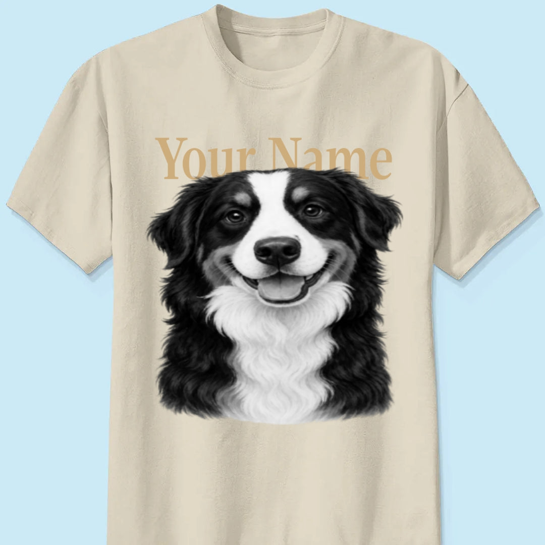 Custom Pet Photo And Name - Personalized Shirt - Vintage Shirt for Pet Lovers