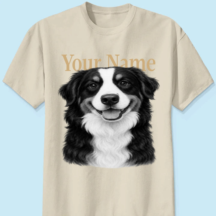 Custom Pet Photo And Name - Personalized Shirt - Vintage Shirt for Pet Lovers