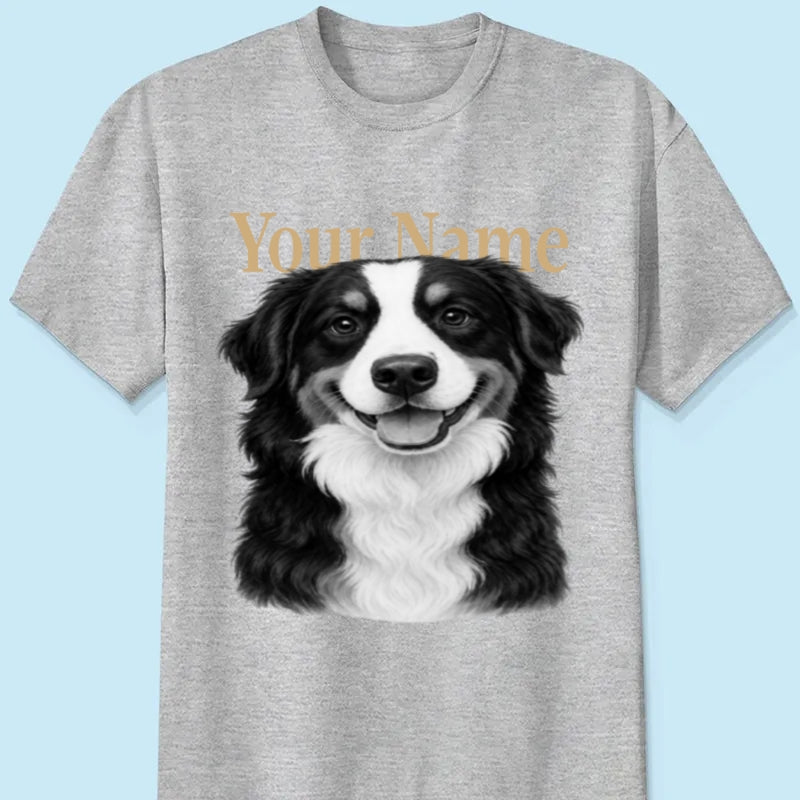 Custom Pet Photo And Name - Personalized Shirt - Vintage Shirt for Pet Lovers