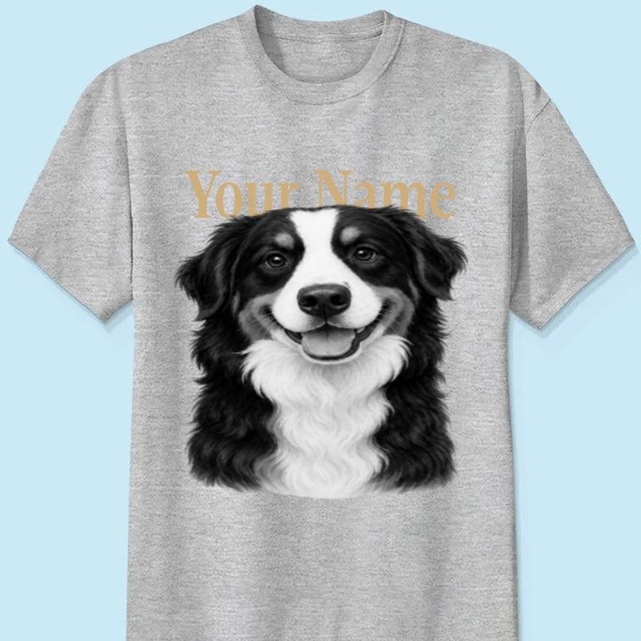 Custom Pet Photo And Name - Personalized Shirt - Vintage Shirt for Pet Lovers