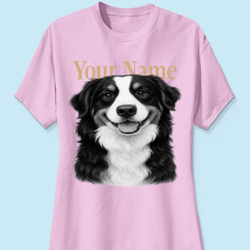 Custom Pet Photo And Name - Personalized Shirt - Vintage Shirt for Pet Lovers