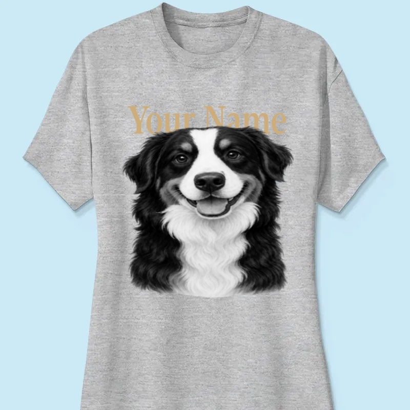 Custom Pet Photo And Name - Personalized Shirt - Vintage Shirt for Pet Lovers