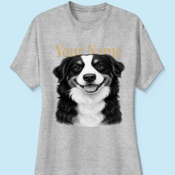 Custom Pet Photo And Name - Personalized Shirt - Vintage Shirt for Pet Lovers
