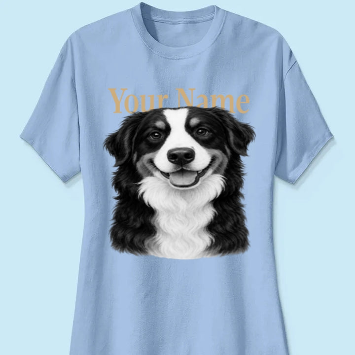 Custom Pet Photo And Name - Personalized Shirt - Vintage Shirt for Pet Lovers