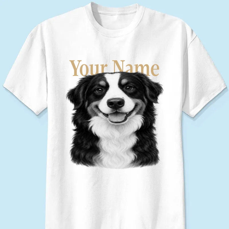 Custom Pet Photo And Name - Personalized Shirt - Vintage Shirt for Pet Lovers