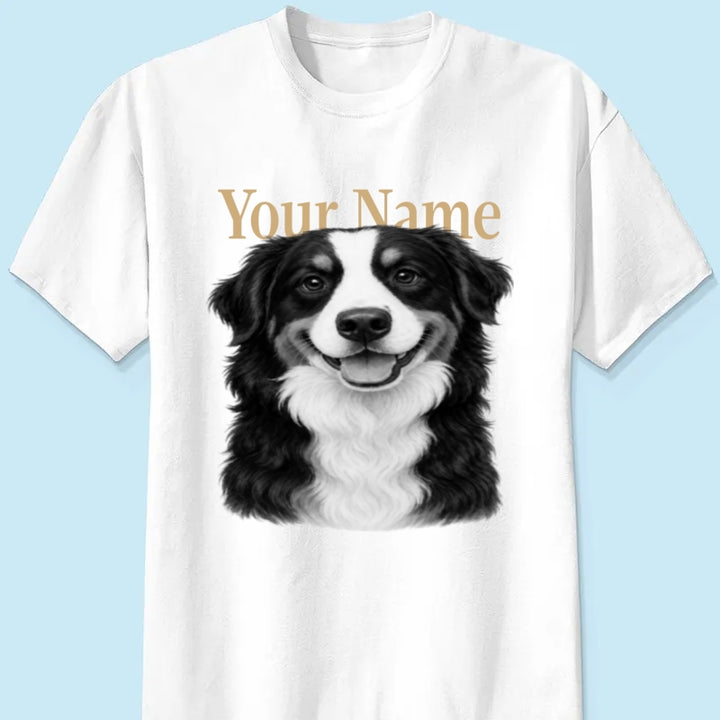 Custom Pet Photo And Name - Personalized Shirt - Vintage Shirt for Pet Lovers