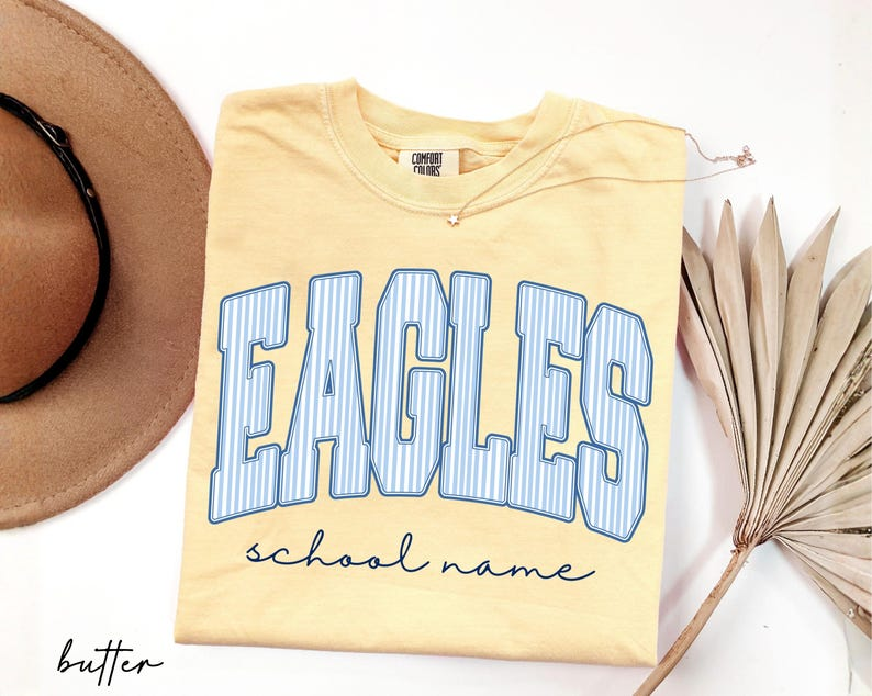 Custom Mascot Shirt, School Spirit Tee, Personalized Comfort Colors® Teacher Shirt, Custom Back To School Team Name T-Shirt, Game Day Shirt