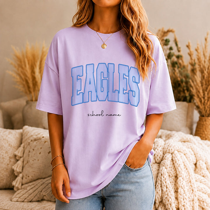 Custom Mascot Shirt, School Spirit Tee, Personalized Comfort Colors® Teacher Shirt, Custom Back To School Team Name T-Shirt, Game Day Shirt