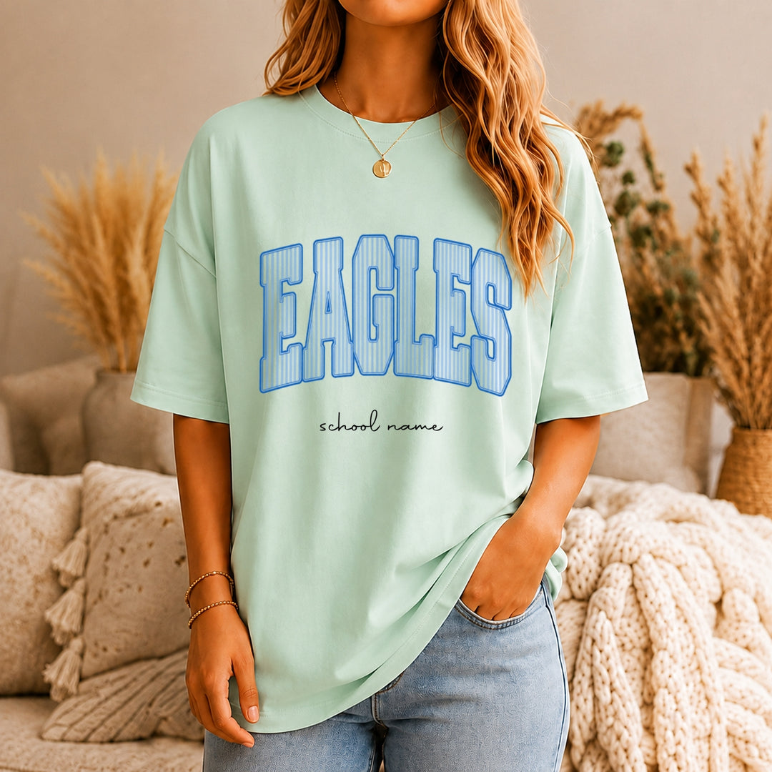 Custom Mascot Shirt, School Spirit Tee, Personalized Comfort Colors® Teacher Shirt, Custom Back To School Team Name T-Shirt, Game Day Shirt