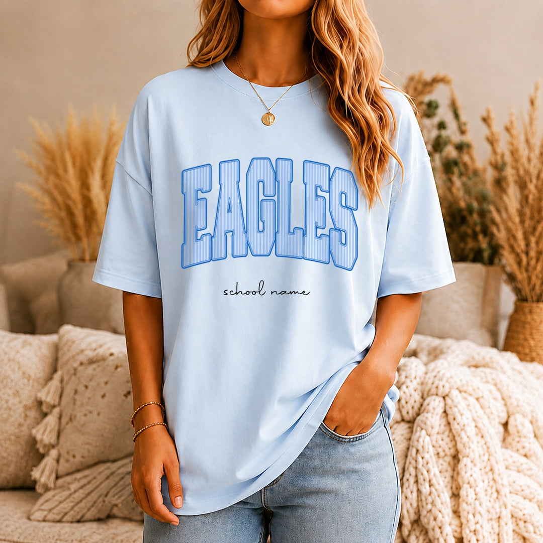 Custom Mascot Shirt, School Spirit Tee, Personalized Comfort Colors® Teacher Shirt, Custom Back To School Team Name T-Shirt, Game Day Shirt