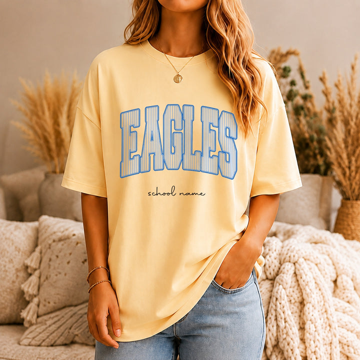 Custom Mascot Shirt, School Spirit Tee, Personalized Comfort Colors® Teacher Shirt, Custom Back To School Team Name T-Shirt, Game Day Shirt