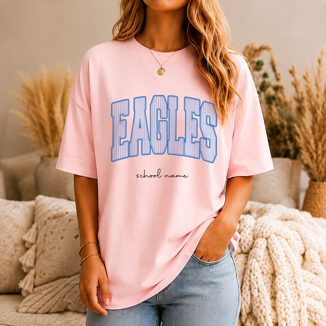Custom Mascot Shirt, School Spirit Tee, Personalized Comfort Colors® Teacher Shirt, Custom Back To School Team Name T-Shirt, Game Day Shirt