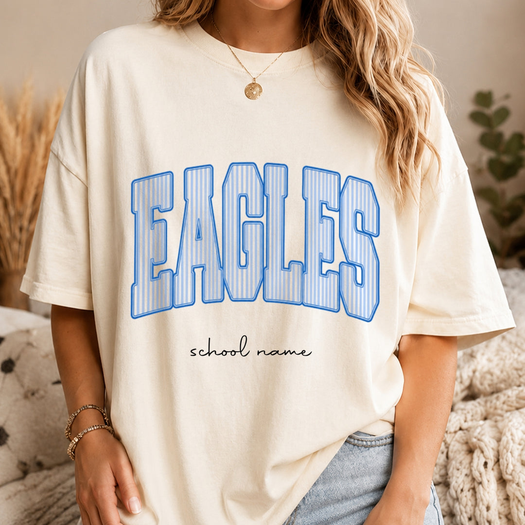 Custom Mascot Shirt, School Spirit Tee, Personalized Comfort Colors® Teacher Shirt, Custom Back To School Team Name T-Shirt, Game Day Shirt