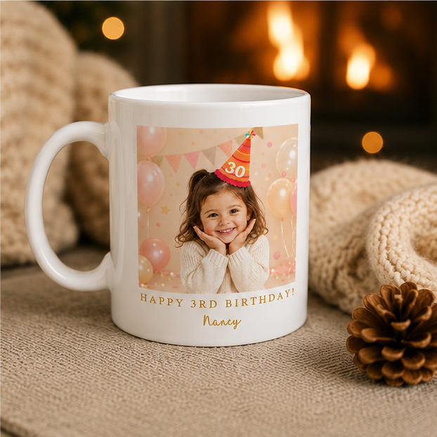 Custom Mug, Mug From Photo, Baby Face Mug, Mug With Kids Photo, Gift for Family, Mother’s Day, Father’s Day, Coffee Gift New Parents