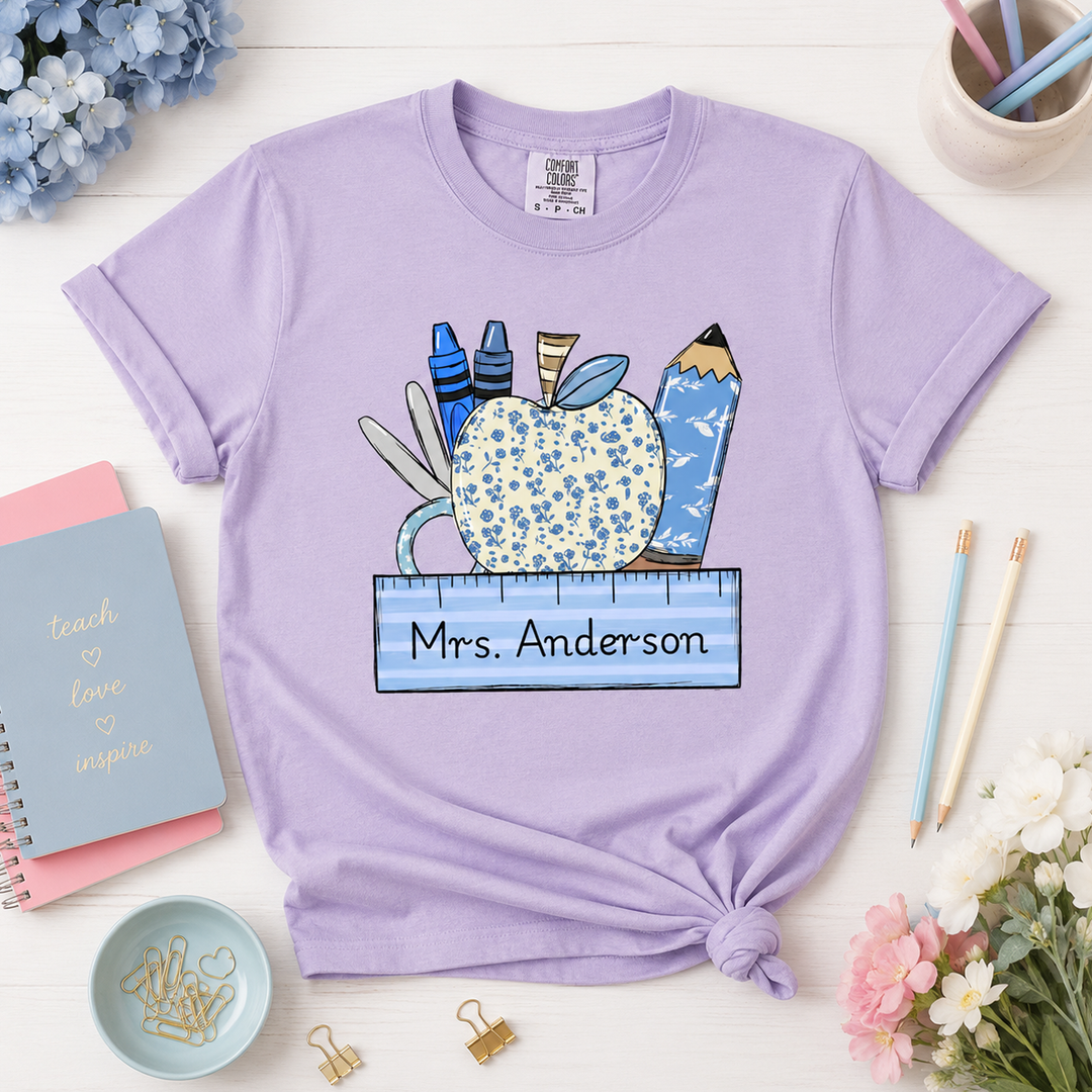 Comfort Colors® Custom Teacher Shirt, Custom Teacher Shirt, Teacher Gifts, Teacher Appreciation, Back to School, Last Day of School, Gift