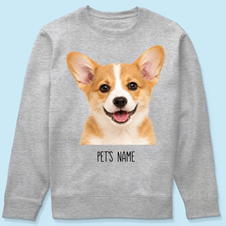 Personalized Pet Portrait Shirt, Custom Dog & Cat Photo T-Shirt, Personalized Pet Name Tee, Custom Pet Lover Gift, Dog Mom & Cat Mom Shirt