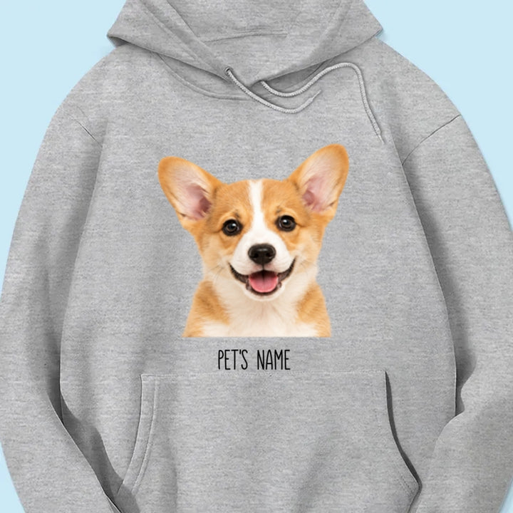 Personalized Pet Portrait Shirt, Custom Dog & Cat Photo T-Shirt, Personalized Pet Name Tee, Custom Pet Lover Gift, Dog Mom & Cat Mom Shirt