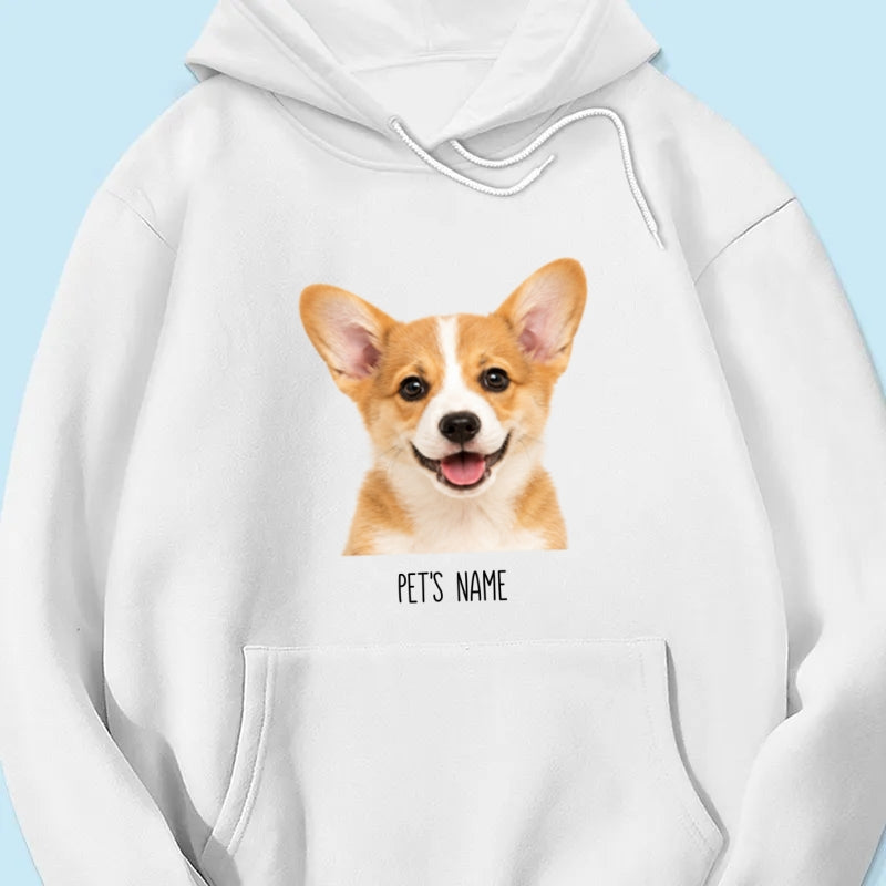 Personalized Pet Portrait Shirt, Custom Dog & Cat Photo T-Shirt, Personalized Pet Name Tee, Custom Pet Lover Gift, Dog Mom & Cat Mom Shirt