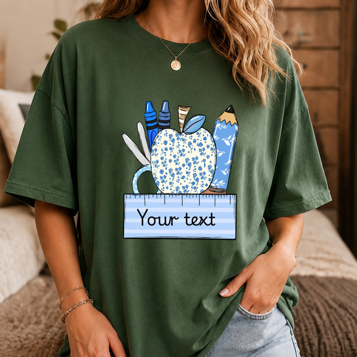 Comfort Colors® Custom Teacher Shirt, Custom Teacher Shirt, Teacher Gifts, Teacher Appreciation, Back to School, Last Day of School, Gift