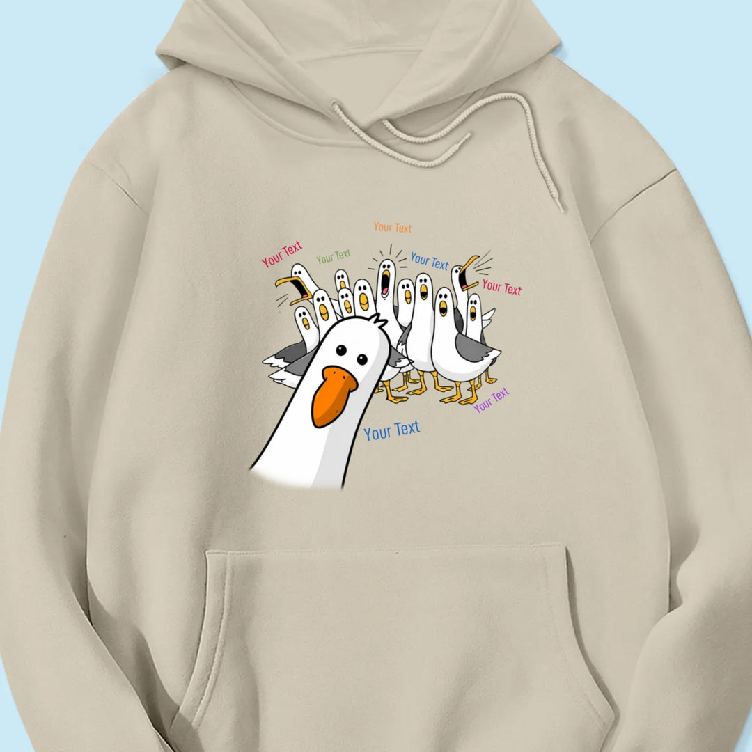 Funny Seagulls Teacher Name - Personalized Shirt - Back To School Gift For Teacher