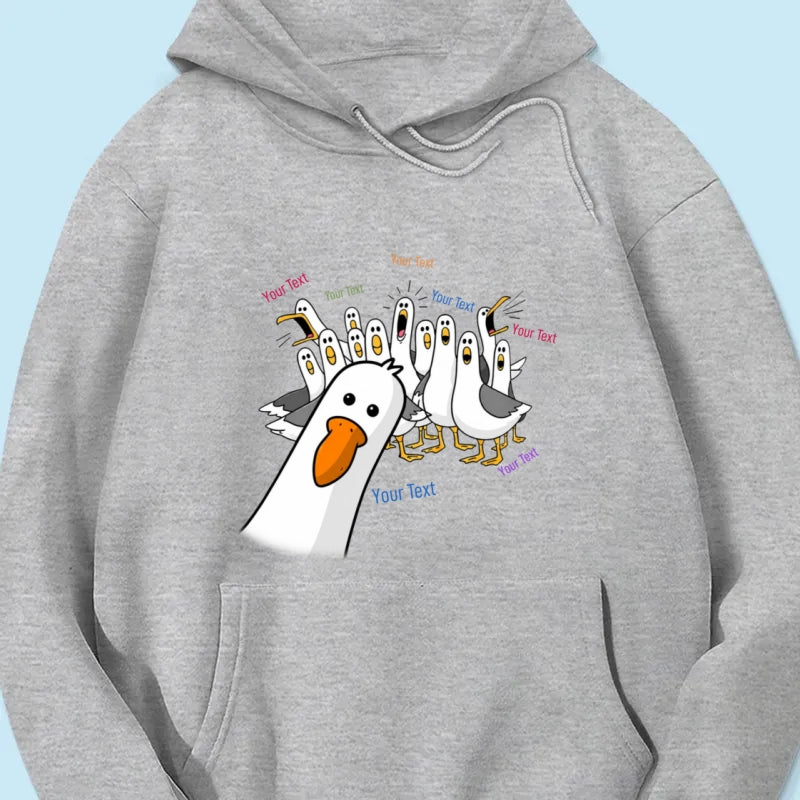 Funny Seagulls Teacher Name - Personalized Shirt - Back To School Gift For Teacher
