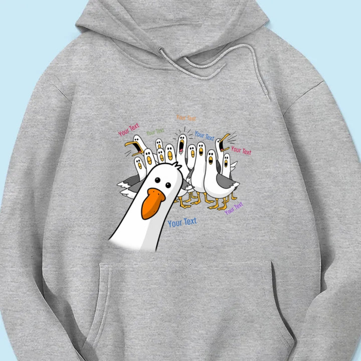 Funny Seagulls Teacher Name - Personalized Shirt - Back To School Gift For Teacher
