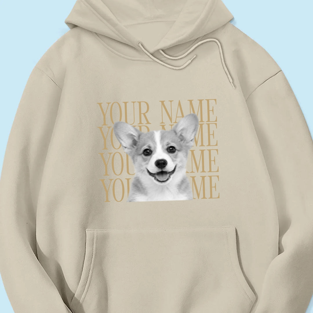 Personalized Vintage Pet Portrait Shirt, Custom Dog & Cat Photo T-Shirt, Personalized Pet Name Tee, Custom Photo Pet Lover Gift, Retro Graphic Shirt