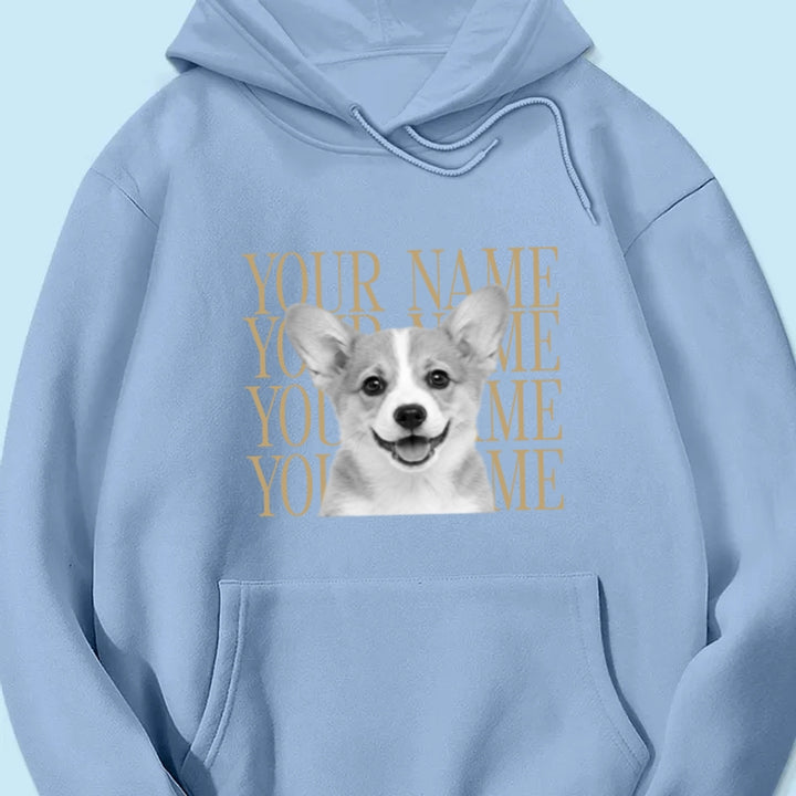 Personalized Vintage Pet Portrait Shirt, Custom Dog & Cat Photo T-Shirt, Personalized Pet Name Tee, Custom Photo Pet Lover Gift, Retro Graphic Shirt