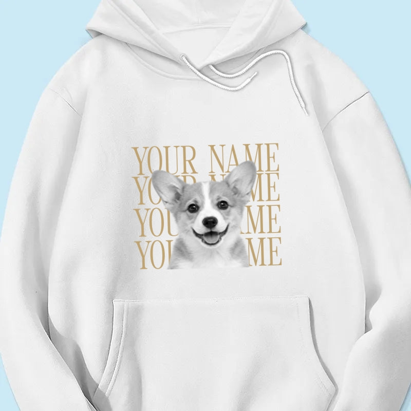 Personalized Vintage Pet Portrait Shirt, Custom Dog & Cat Photo T-Shirt, Personalized Pet Name Tee, Custom Photo Pet Lover Gift, Retro Graphic Shirt