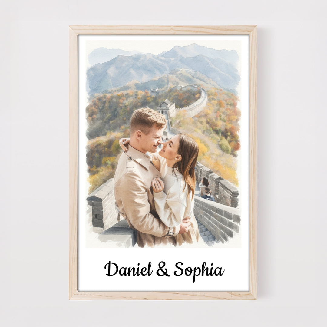 Custom Photo with AI Filter Poster