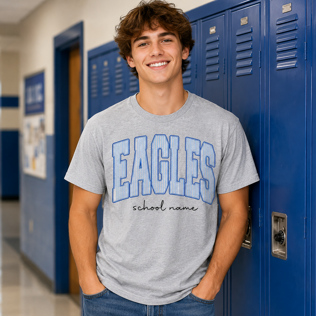 Custom Mascot Shirt, School Spirit Tee, Personalized Comfort Colors® Teacher Shirt, Custom Back To School Team Name T-Shirt, Game Day Shirt