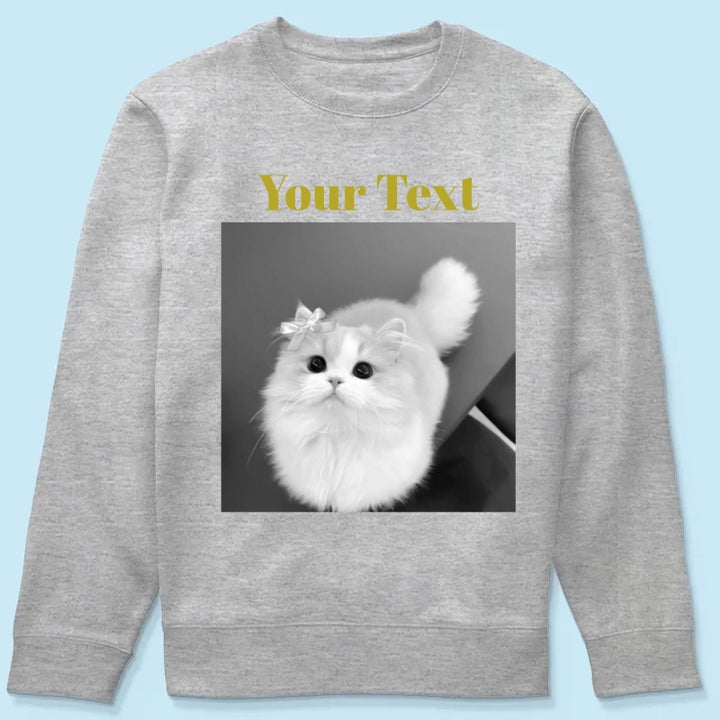 Personalized Pet Photo Shirt, Custom Dog & Owner Photo T-Shirt, Personalized Cat Photo Tee, Best Friend Ever Shirt, Custom Pet Lover Gift
