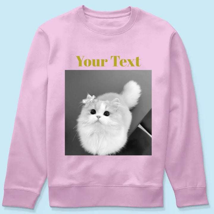 Personalized Pet Photo Shirt, Custom Dog & Owner Photo T-Shirt, Personalized Cat Photo Tee, Best Friend Ever Shirt, Custom Pet Lover Gift