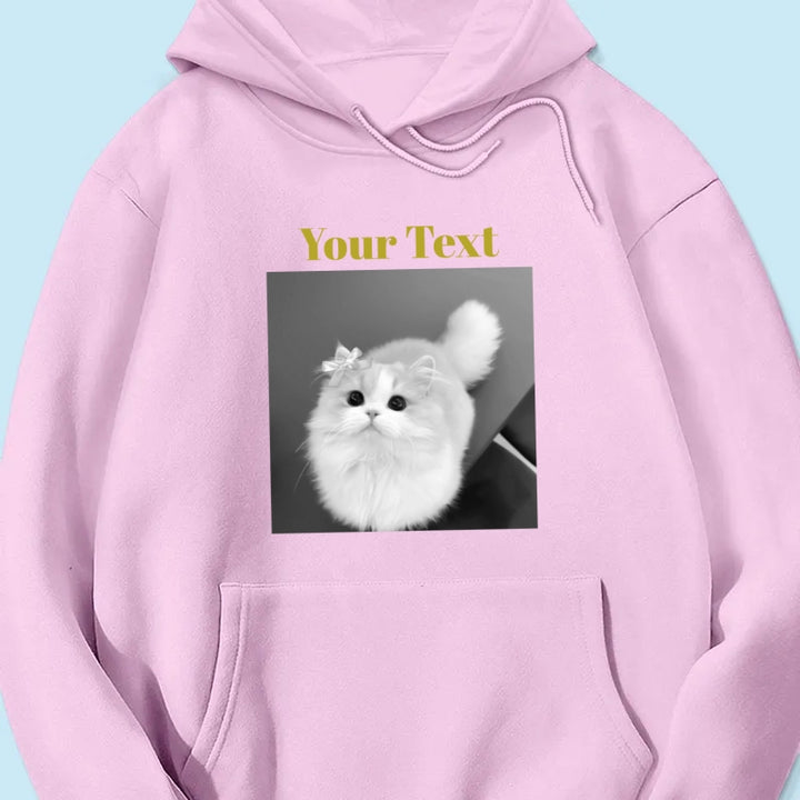 Personalized Pet Photo Shirt, Custom Dog & Owner Photo T-Shirt, Personalized Cat Photo Tee, Best Friend Ever Shirt, Custom Pet Lover Gift