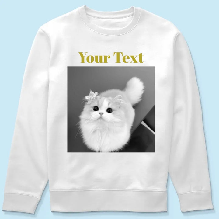 Personalized Pet Photo Shirt, Custom Dog & Owner Photo T-Shirt, Personalized Cat Photo Tee, Best Friend Ever Shirt, Custom Pet Lover Gift